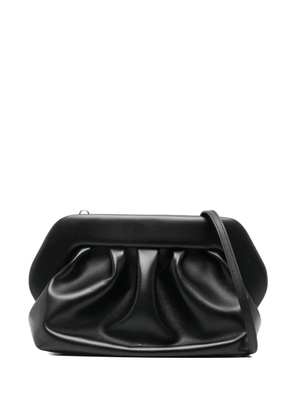 Themoirè Tia gathered clutch bag - Black