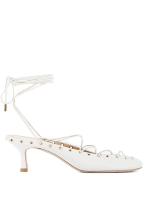 Chloé 60mm Ghillies lace-up pumps - White