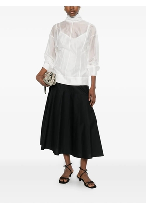 Su bow-detail blouse - White