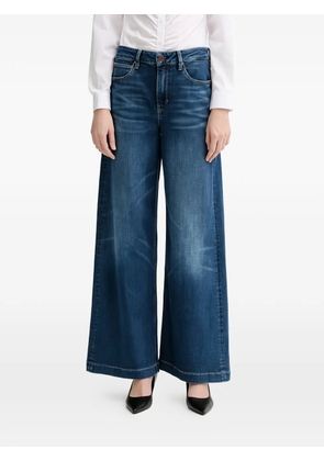 GUESS USA Bellagio wide leg trousers - Blue