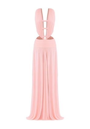 The New Arrivals Ilkyaz Ozel Bambi bow-embellishment maxi dress - Pink
