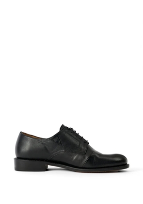 OUR LEGACY Patched Parade lace-up leather shoes - Black