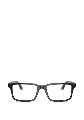Emporio Armani rectangle frame glasses - Black
