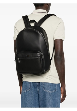 BOSS zip-pocket backpack - Black