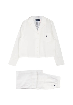 Polo Ralph Lauren long-sleeve pajama set - White
