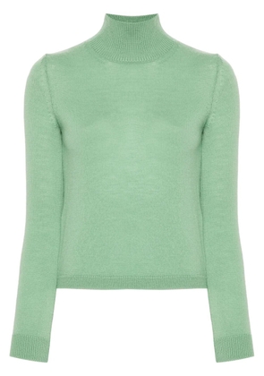 'S Max Mara roll-neck virgin wool jumper - Green