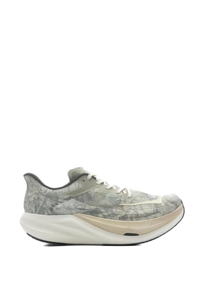 HOKA x John Elliott Rocket X 3 spray-pattern sneakers - Green