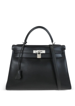 Hermès Pre-Owned 2001 Kelly 32 leather tote bag - Black