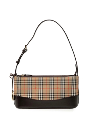 Burberry Pre-Owned 2000-2017 Haymarket Check Canvas shoulder bag - Brown