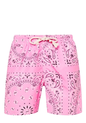 MC2 Saint Barth bandana-print swim shorts - Pink