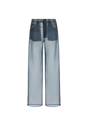 Haikure Bonnie silk jeans - Blue