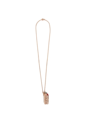 PUCCI sautoir lighter holder necklace - Pink