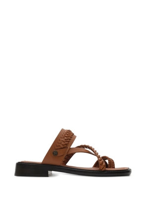 Burberry leather Baez sandals​ - Neutrals