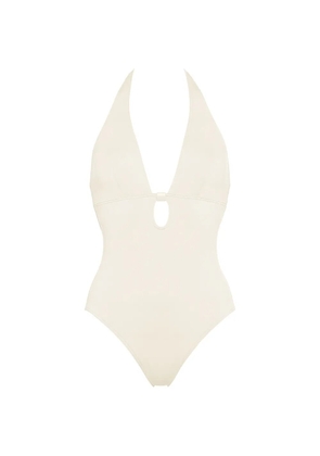 ERES halter v-neckline swimsuit - Neutrals