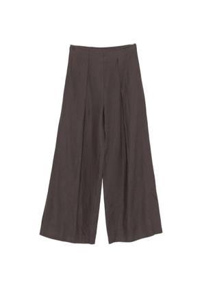 Su pleated trousers - Brown