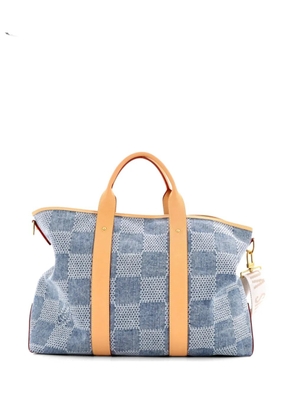 Louis Vuitton Pre-Owned Weekend NM Damier 3D Denim tote bag - Blue