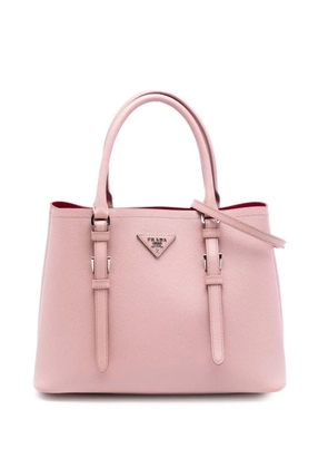 Prada Pre-Owned 2013-2025 Small Saffiano Cuir Double Handle satchel - Pink