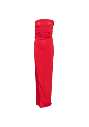 Rick Owens Lilies draped slit top - Red
