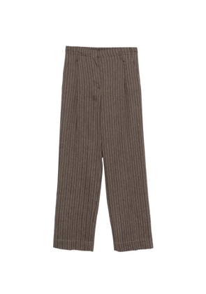 Antonelli striped trousers - Brown