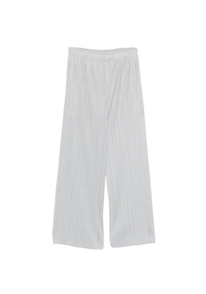 Pleats Please Issey Miyake Monthly Colors : February pleated trousers - Grey