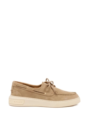 Bally Lift suede boat shoes - Neutrals