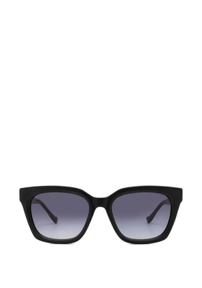 Yohji Yamamoto square-frame sunglasses - Black