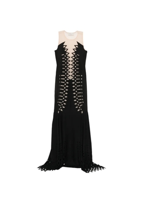 Blumarine cutout sleeveless maxi dress - Black
