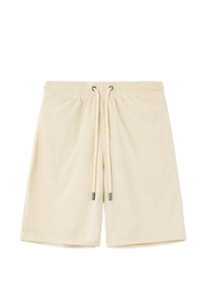 Off-White drawstring-waist terrycloth shorts - Neutrals