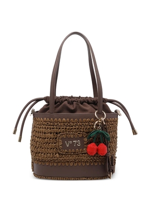 V°73 Alisya charm bucket bag - Brown