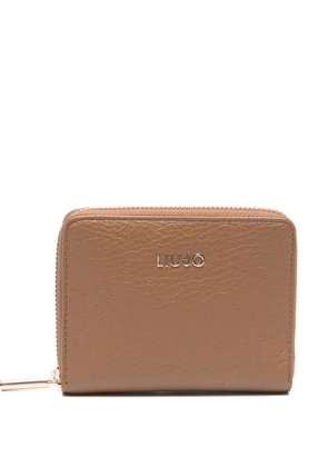 LIU JO logo-lettering wallet - Brown