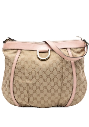 Gucci Pre-Owned 2016-2026 GG Canvas Abbey D Ring crossbody bag - Pink