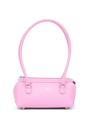 MM6 Maison Margiela mini Bauletto J zip leather shoulder bag - Pink