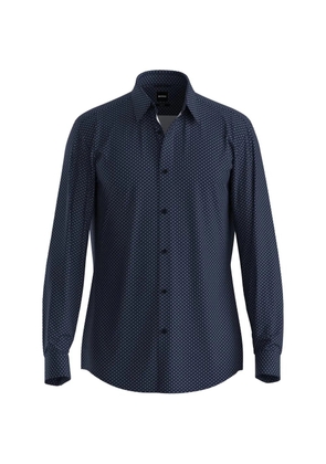 BOSS patterned shirt - Blue