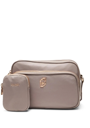 LIU JO logo-plaque cross body bag - Grey