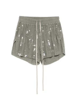 Rick Owens Lilies sequin shorts - Green
