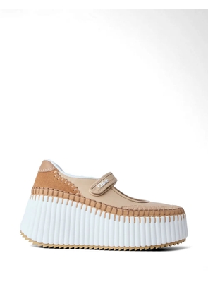 Chloé Nama wedge sneakers - Neutrals