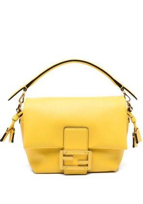 FENDI Mamma Baguette buckle strap clutch bag - Yellow