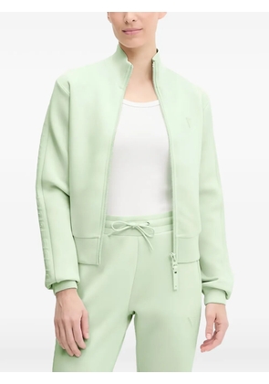 GUESS USA zip-up mock-neck sweatshirt - Green