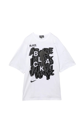 Black Comme Des Garçons x Nike logo-print T-shirt - White