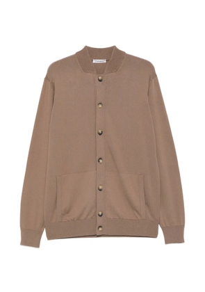 Kangra kangaroo-pocket cardigan - Brown