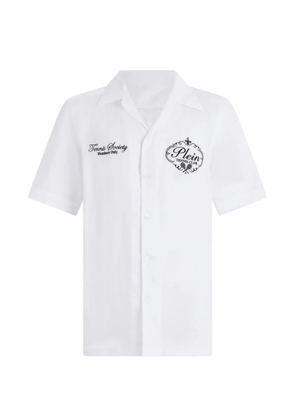 Philipp Plein bowling tennis club shirt - White