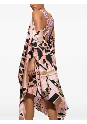 PUCCI Vivara print silk dress - Pink