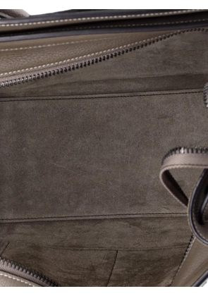 Celine Pre-Owned Luggage Bag Grainy Leather Micro tote bag - Brown