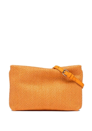 GIANNI CHIARINI Brenda chain clutch bag - Orange