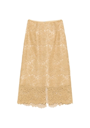 Vince lace midi skirt - Neutrals