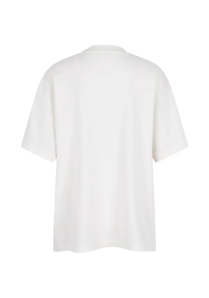 Moncler embroidered floral T-shirt - White