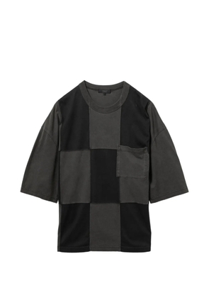 Comme des Garçons Homme checked T-shirt - Black