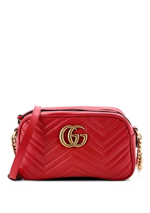 Gucci Pre-Owned GG Marmont Shoulder Bag Matelasse Leather Small crossbody bag - Red