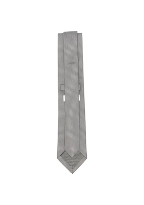 Errico Formicola patterned tie - Grey