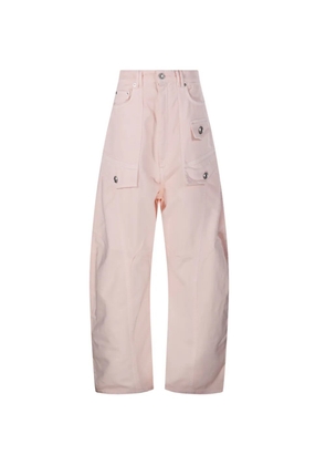 Sportmax Spxfashion cotton cargo jeans - Pink